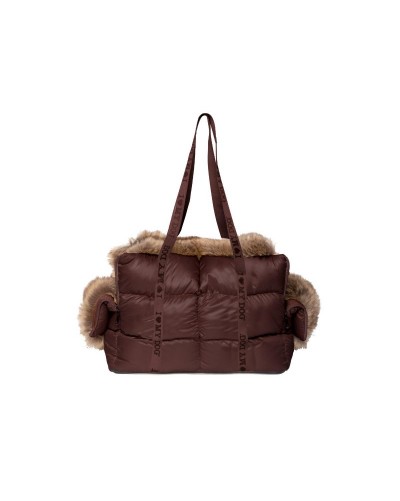 ELEGANT WARMBAG I LOVE MY BORSA CON IMBOTTITURA E PELLICCIA